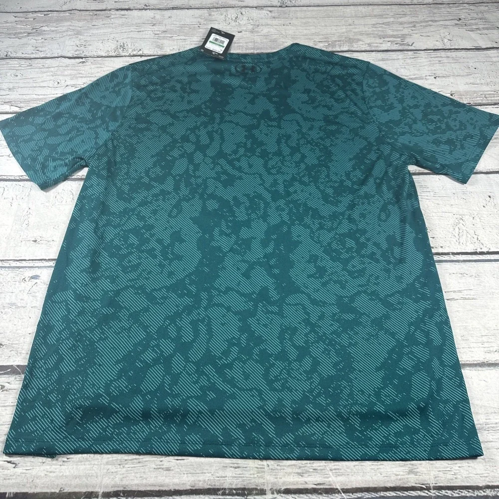 Under Armour Tech Vent Tee Men's Geode Green Moisture Wicking New size L NWT